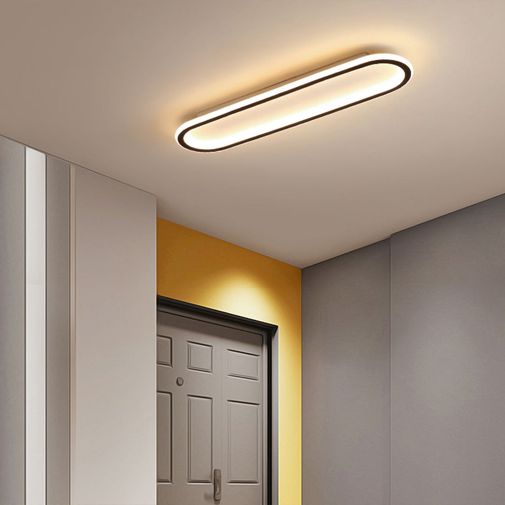 Dimmable Black Gold Or Rose Gold Luxe LED Flush Mount Ceiling Light